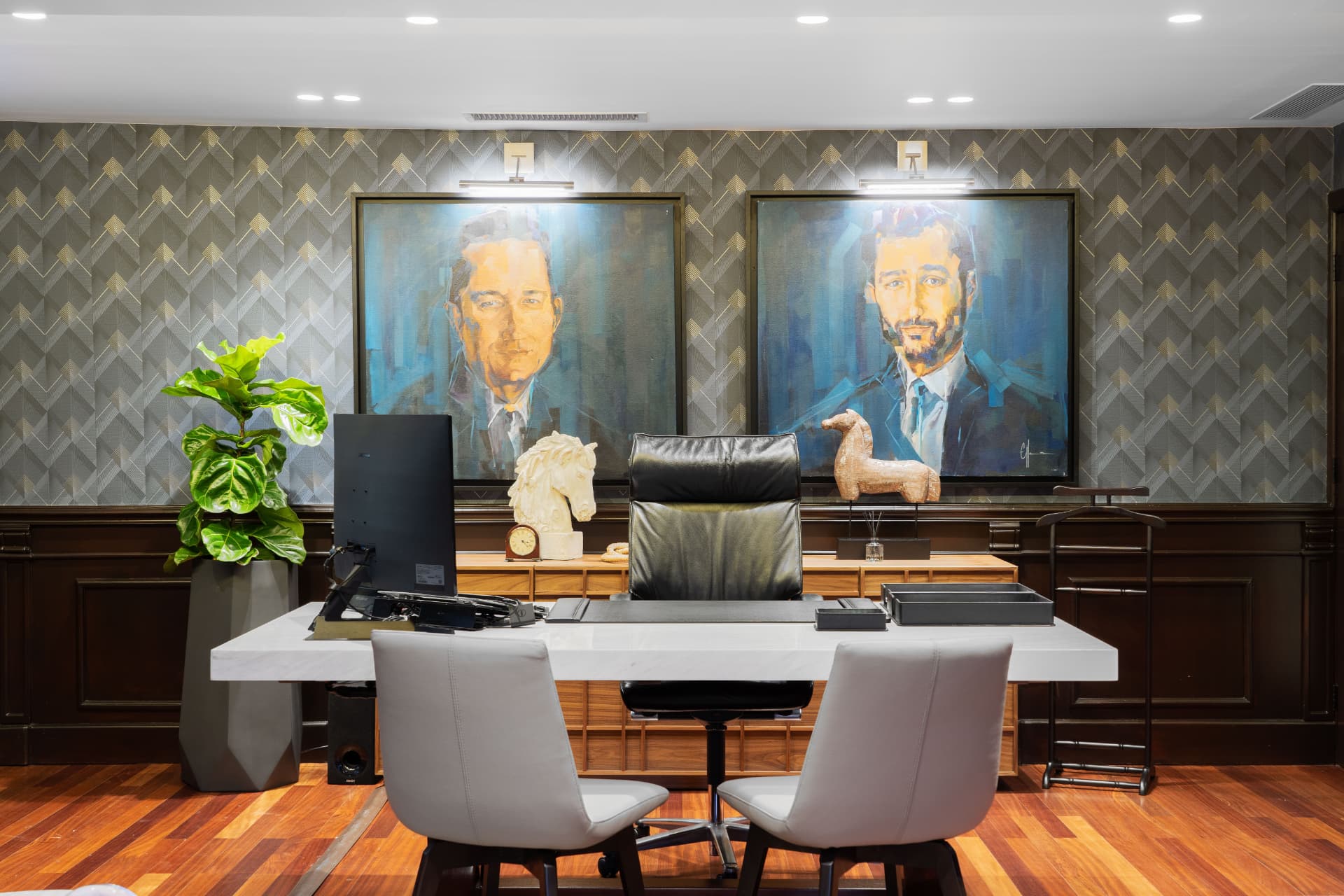 Oficina Principal · Matos Corredores de Seguros · Santo Domingo, R.D. — diseño de interiores por Iris Laura Guerrero